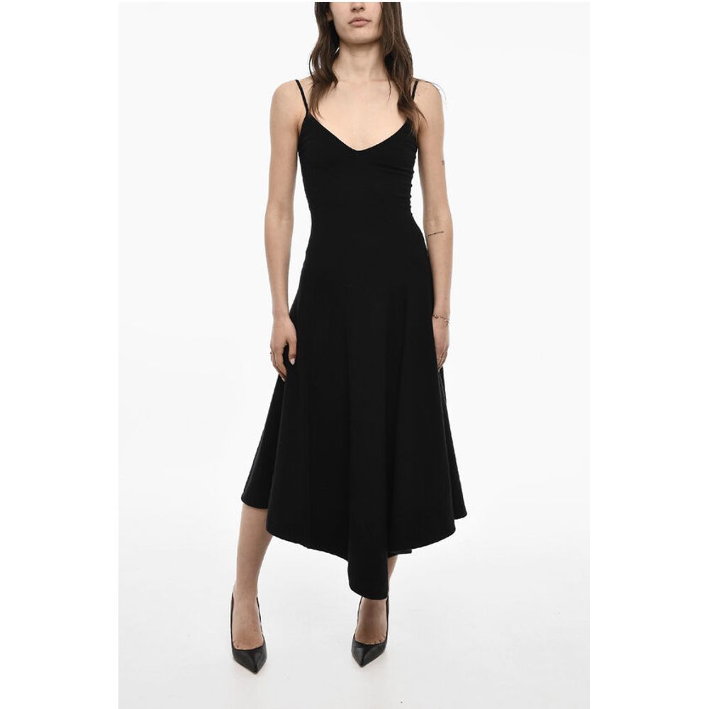 Dsquared² Wool Blend Sleeveless Dress