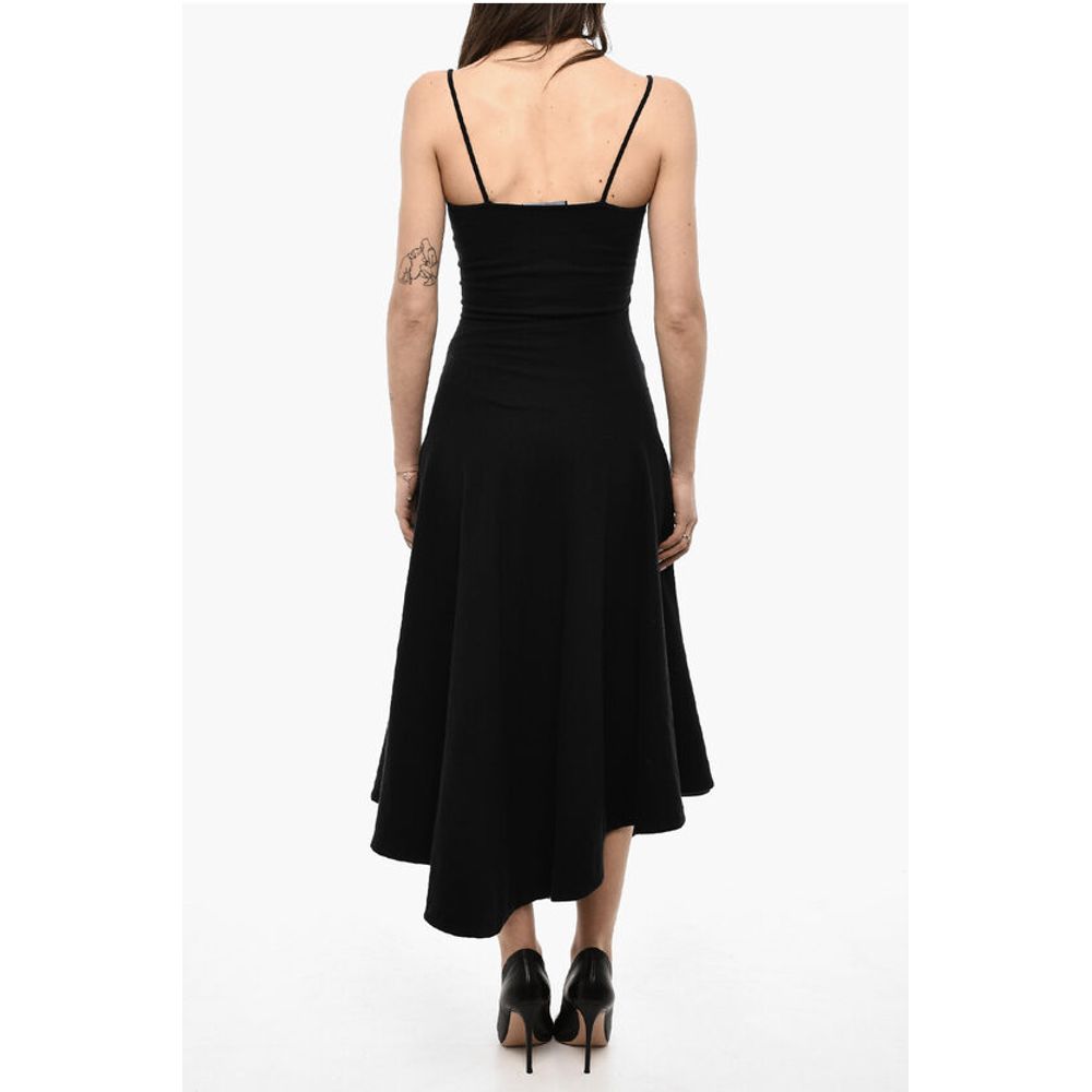 Dsquared² Wool Blend Sleeveless Dress