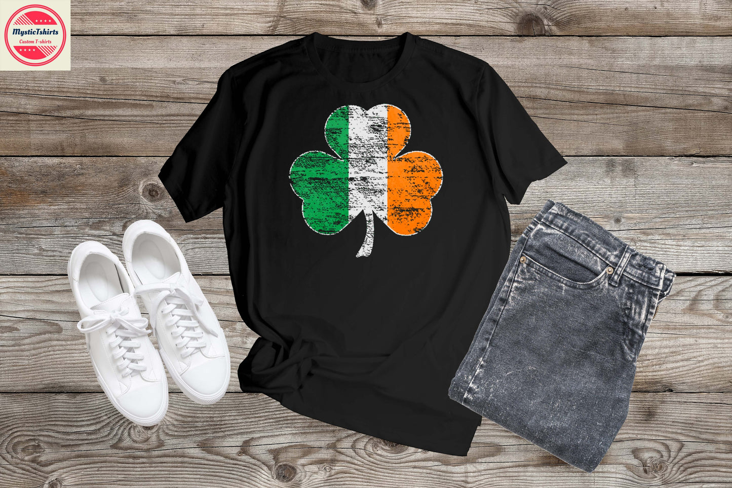 251. IRISH PRIDE SHAMROCK, Custom Made Shirt, Personalized T-Shirt,