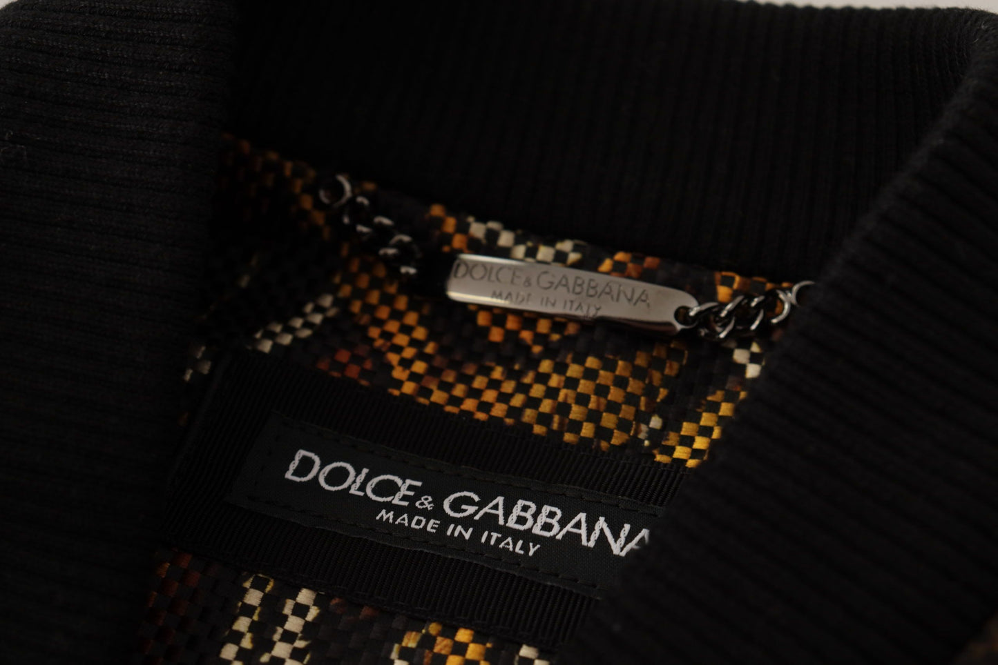 Dolce & Gabbana Elegant Brown Blouson Jacket