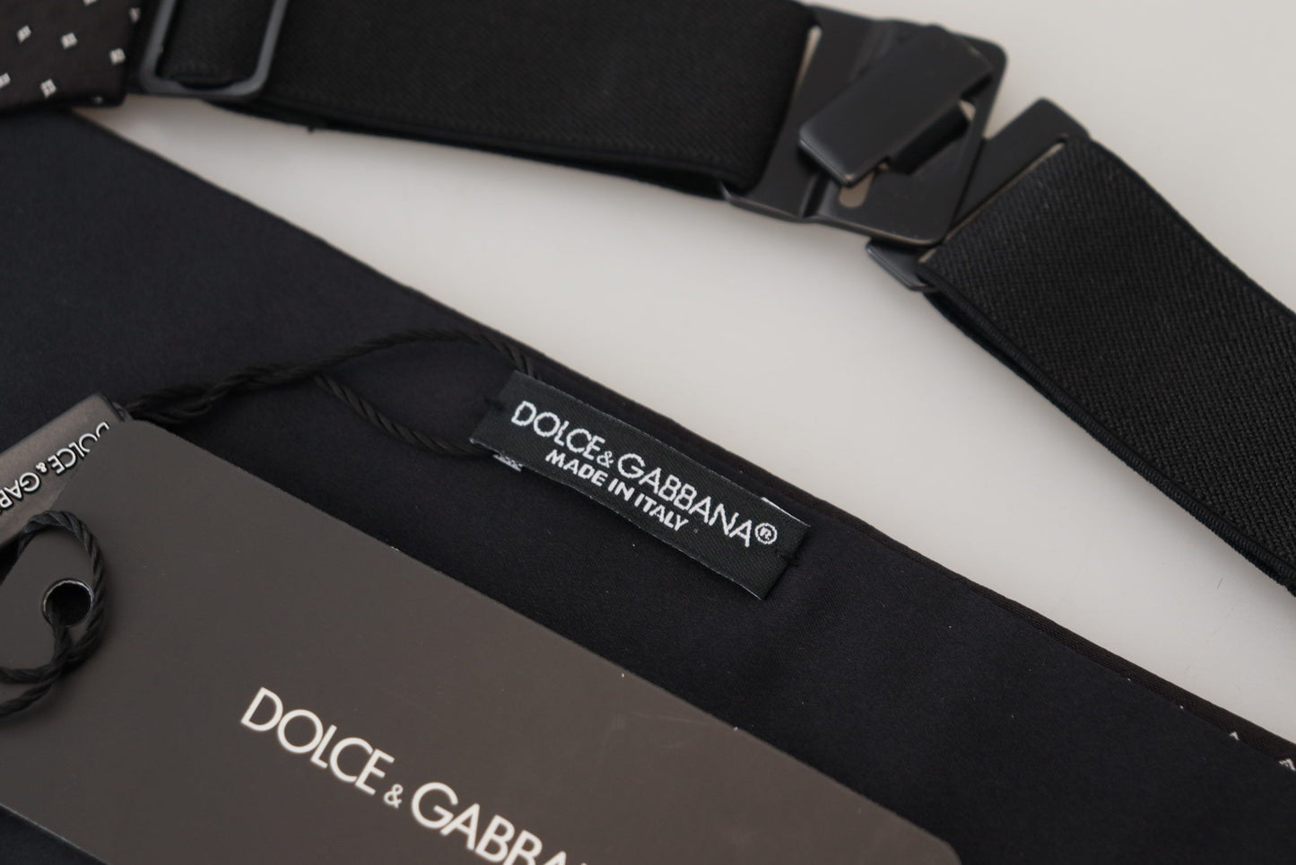 Dolce & Gabbana Elegant Silk Polka Dot Cummerbund