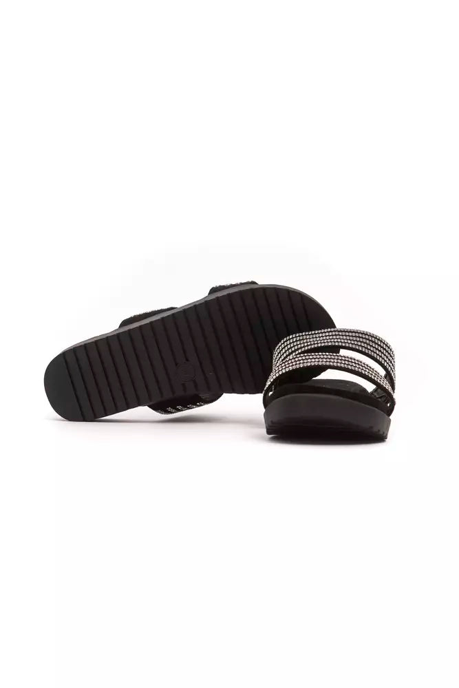 Péché Originel Silver Textile Women Sandal