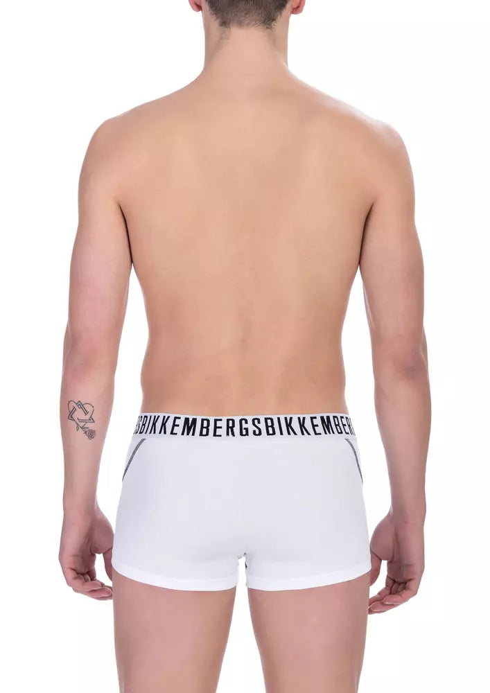 Bikkembergs White Cotton Men's Underwear Pack