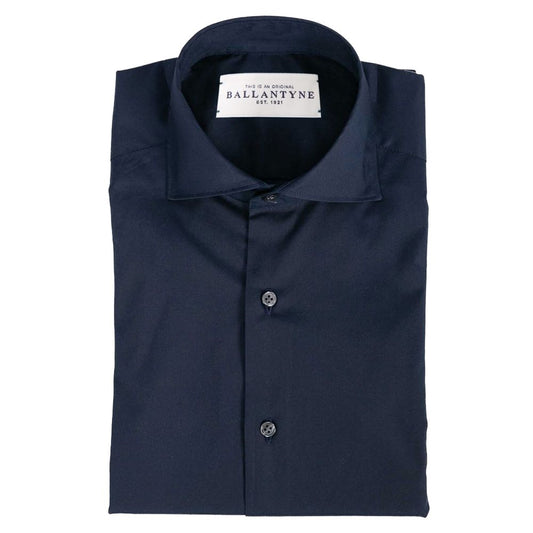 Ballantyne Blue Cotton Men's Shirt