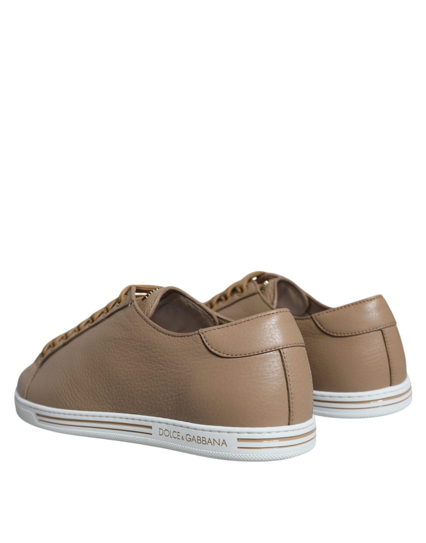 Dolce & Gabbana Brown Low Top Men Saint Tropez Sneakers Shoes