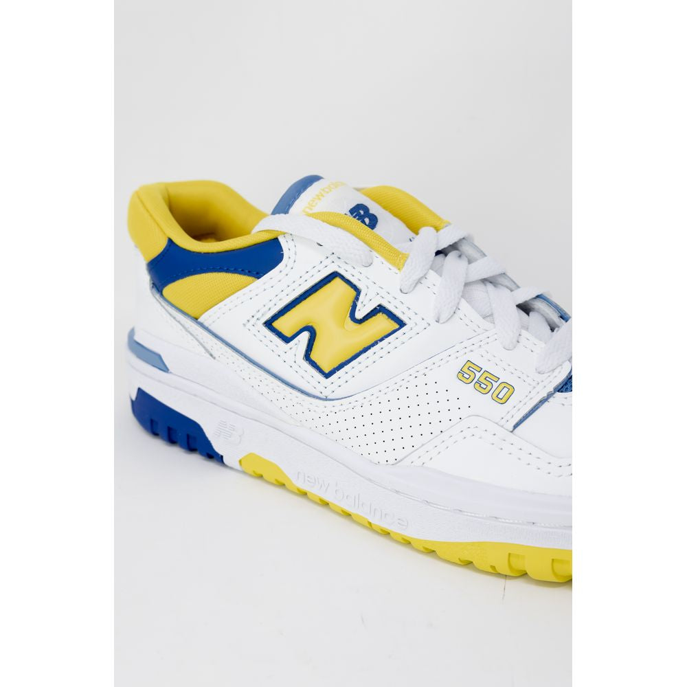 New Balance Yellow Leather Leather Sneaker