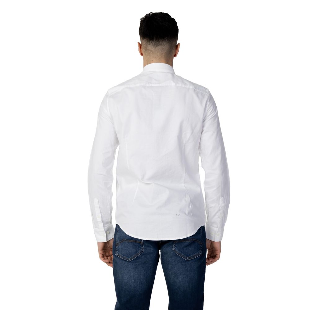 Armani Exchange White Cotton Shirt