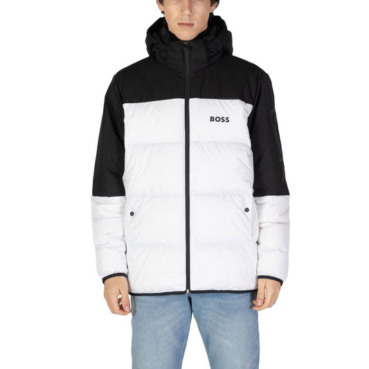 Hugo Boss White Polyester Polyester Jacket