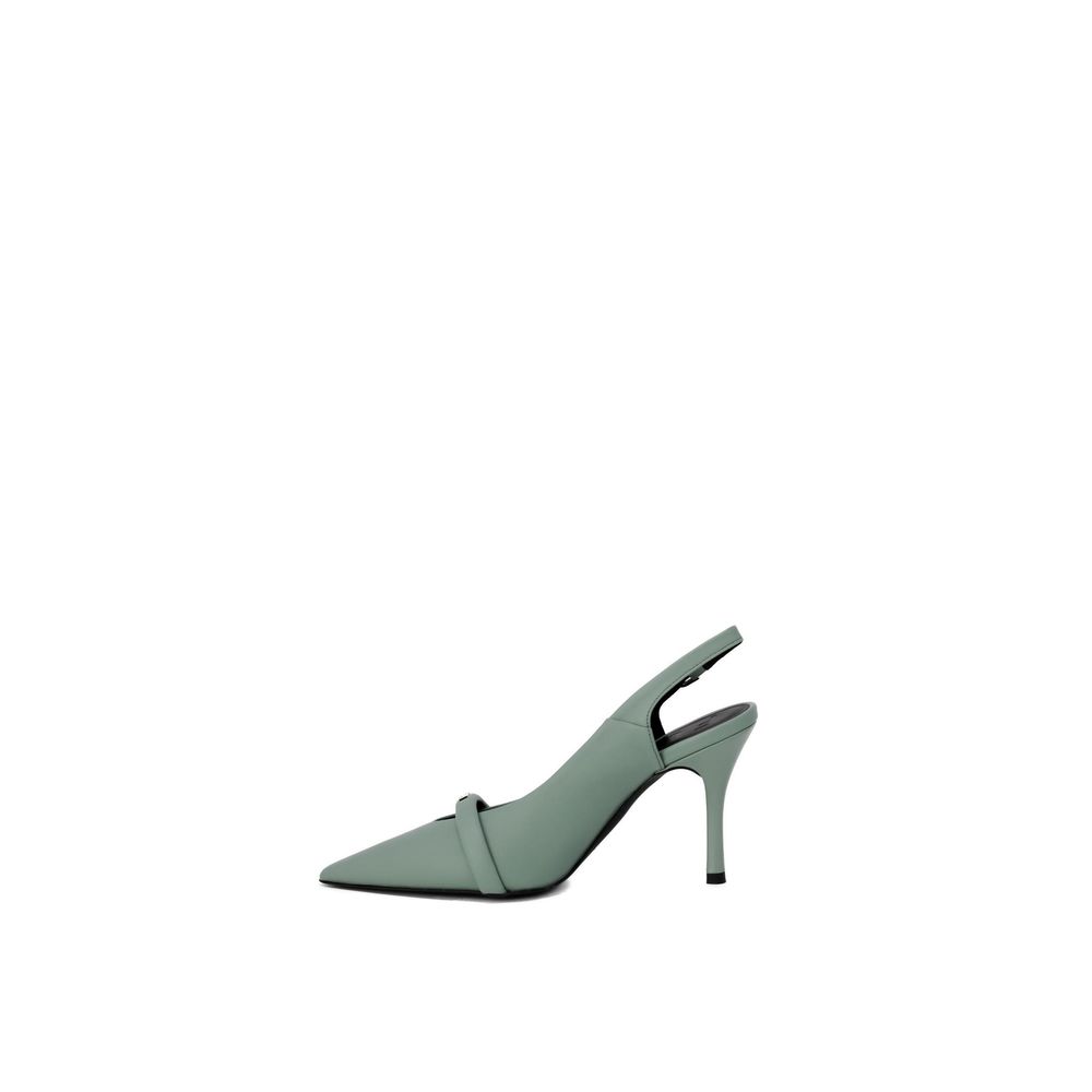 Furla Green Leather Sandal