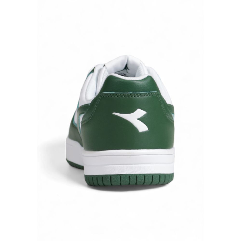 Diadora Green Leather Leather Sneaker