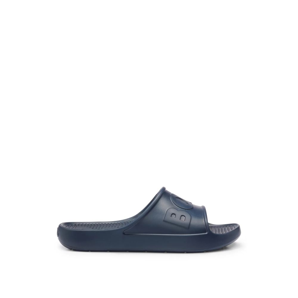 Hugo Boss Blue Rubber Sandal