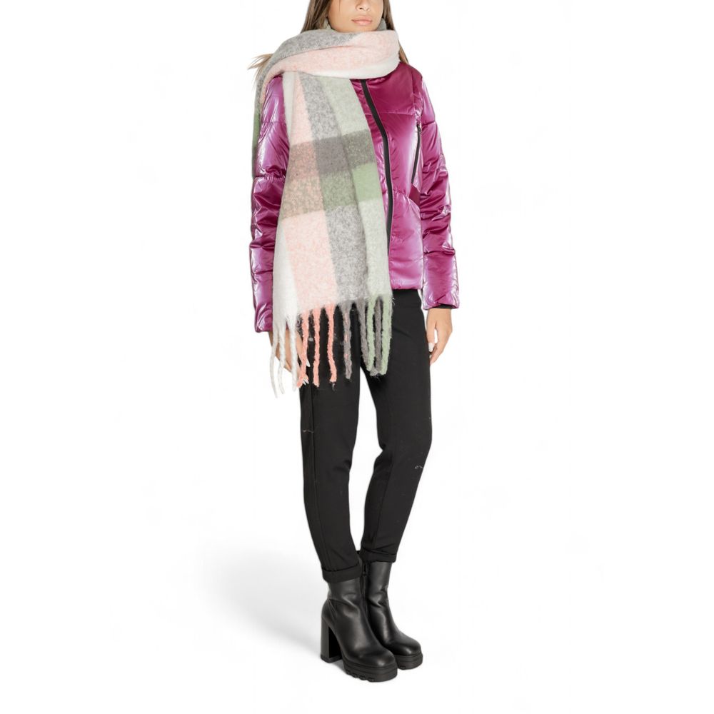 Only Gray Polyester Polyester Scarf