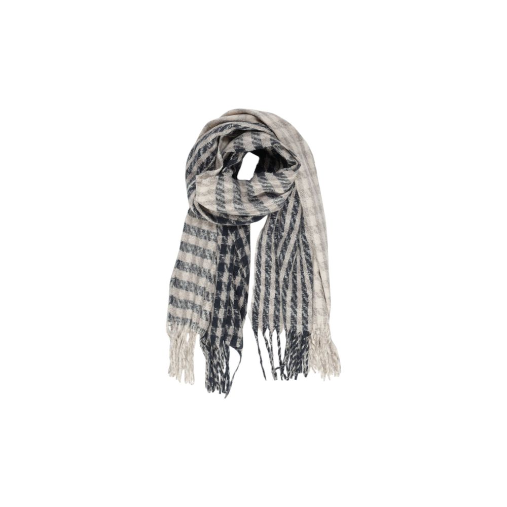 Only Gray Polyester Polyester Scarf