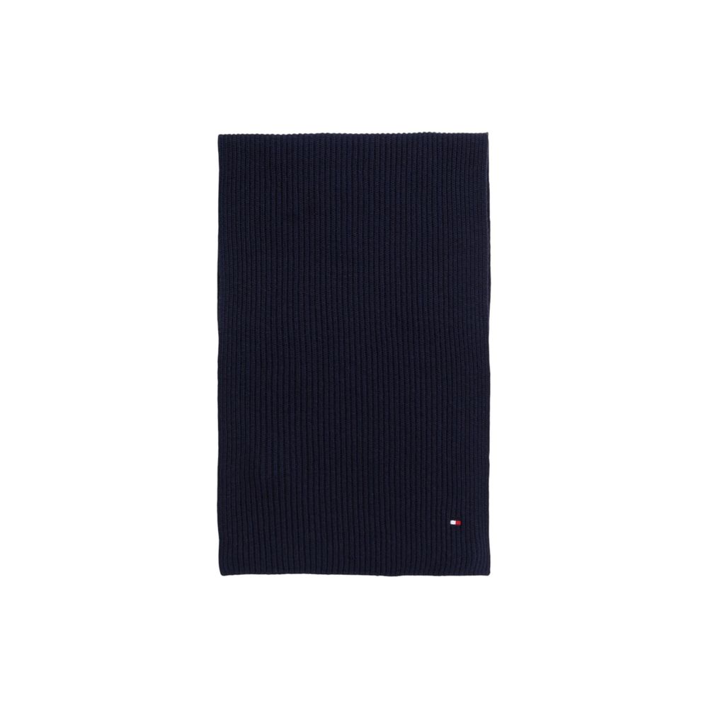 Tommy Hilfiger Blue Cotton Scarf