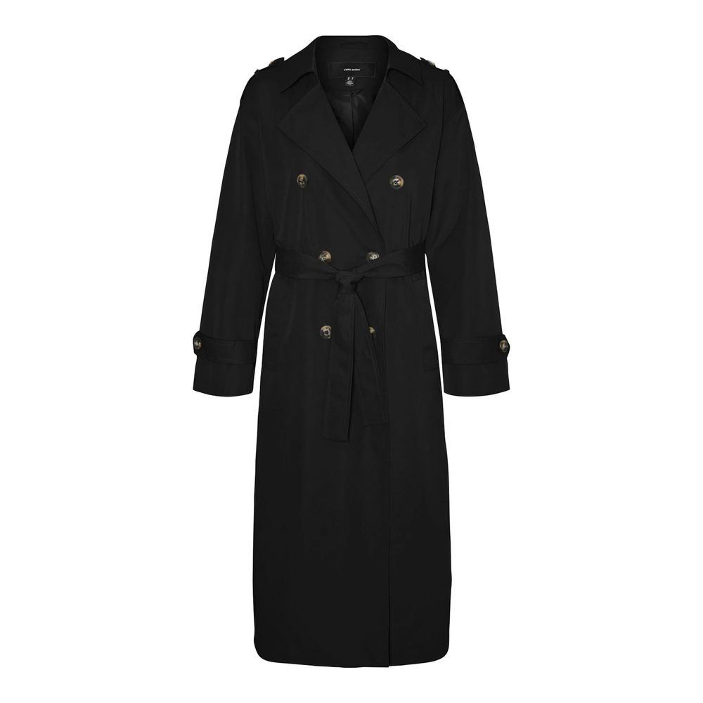 Vero Moda Black Polyester Jackets & Coat