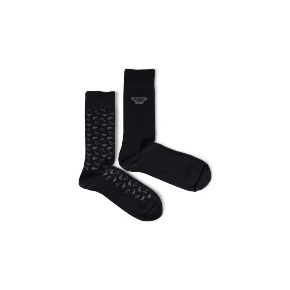 Emporio Armani Underwear Black Cotton Sock