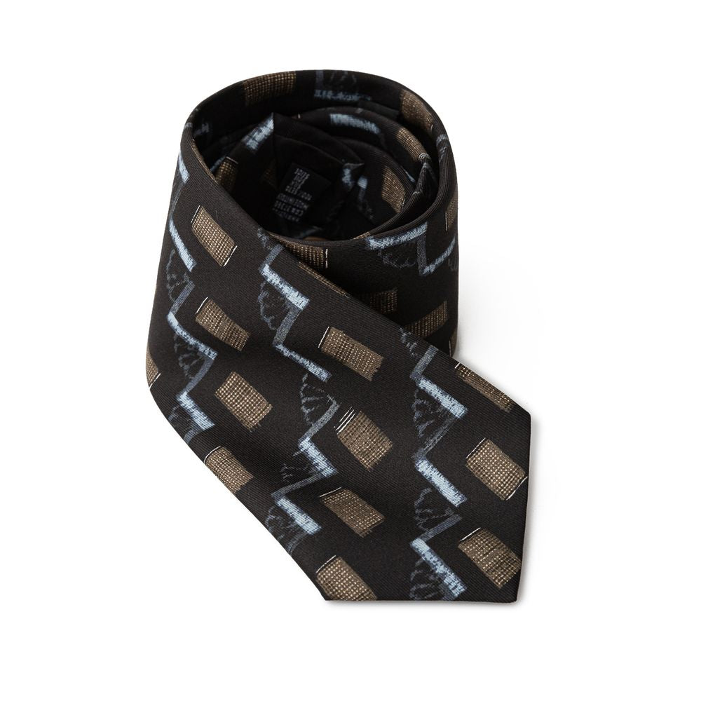 Giorgio Armani Black Silk Ties & Bowty