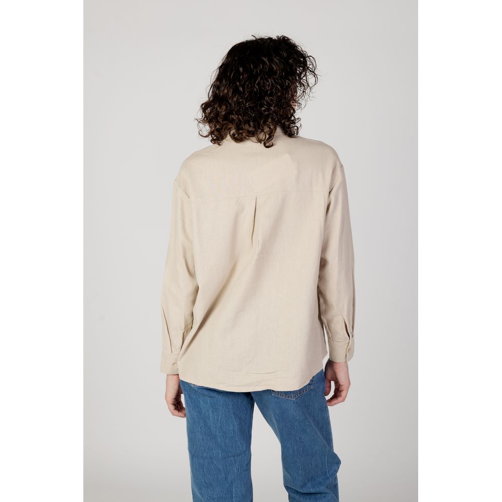 Only Beige Linen Shirt