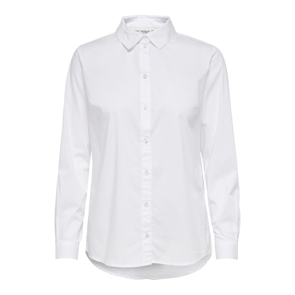 Jacqueline De Yong White Cotton Shirt