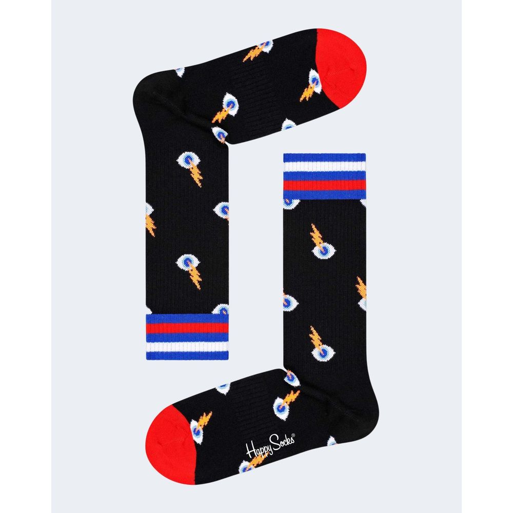 Happy Socks Black Cotton Sock