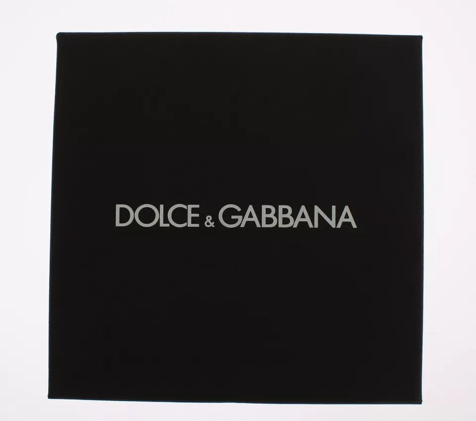 Dolce & Gabbana Brown Leather Wrist Slim Women Gloves