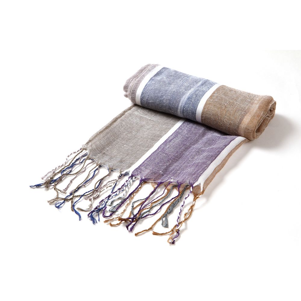 Lancaster Multicolor Linen And Scarf