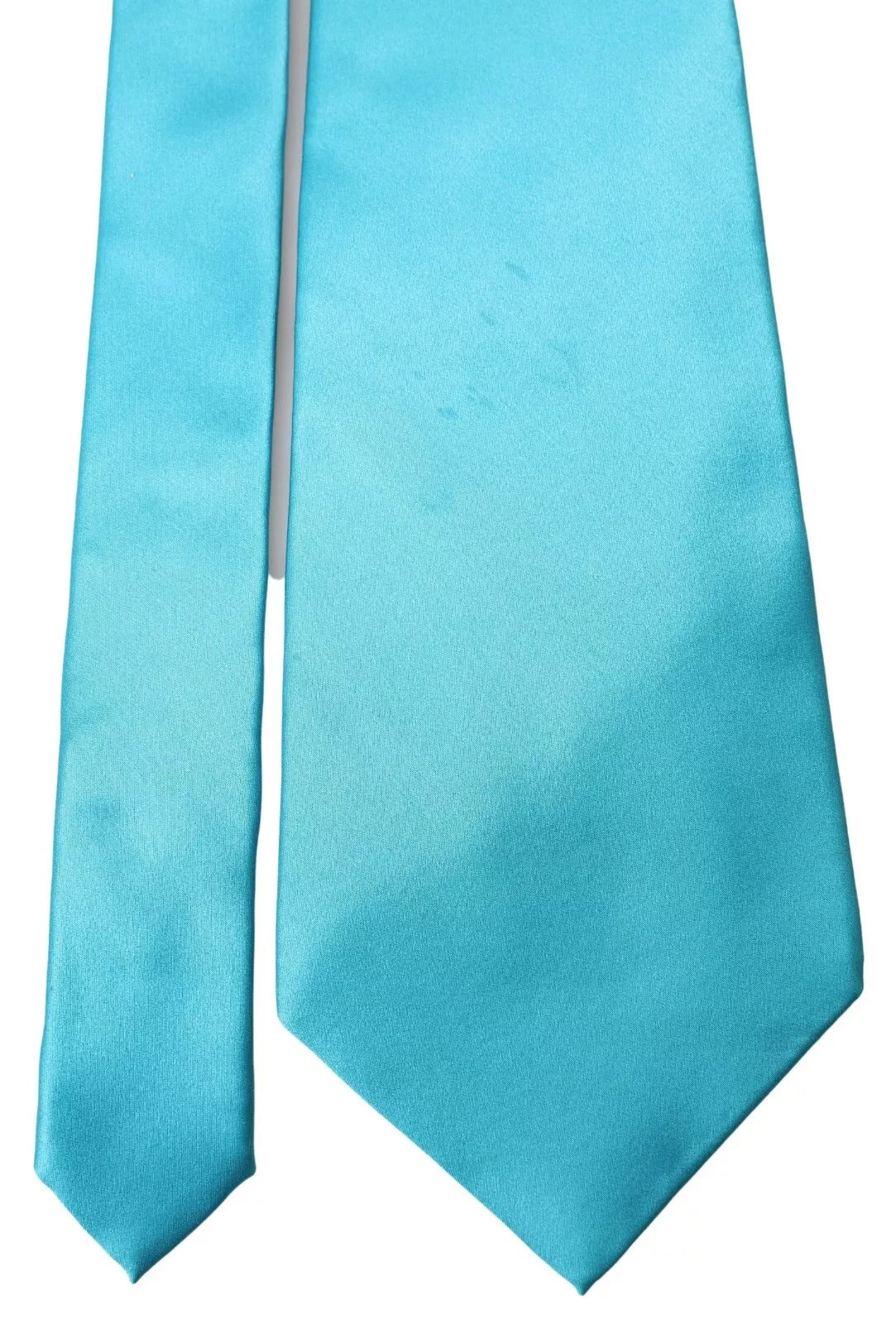 Dolce & Gabbana Light Blue 100% Silk Wide Mens Necktie