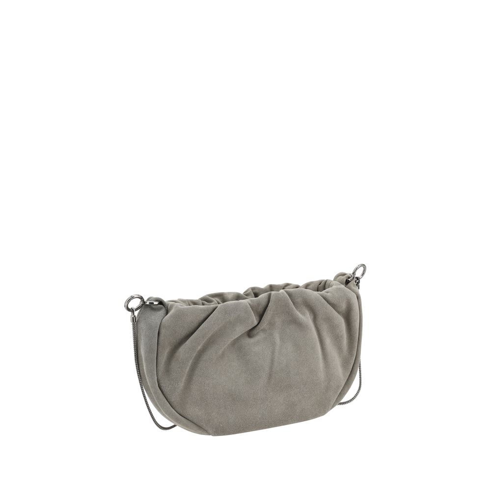 Brunello Cucinelli Suede Shoulder Bag