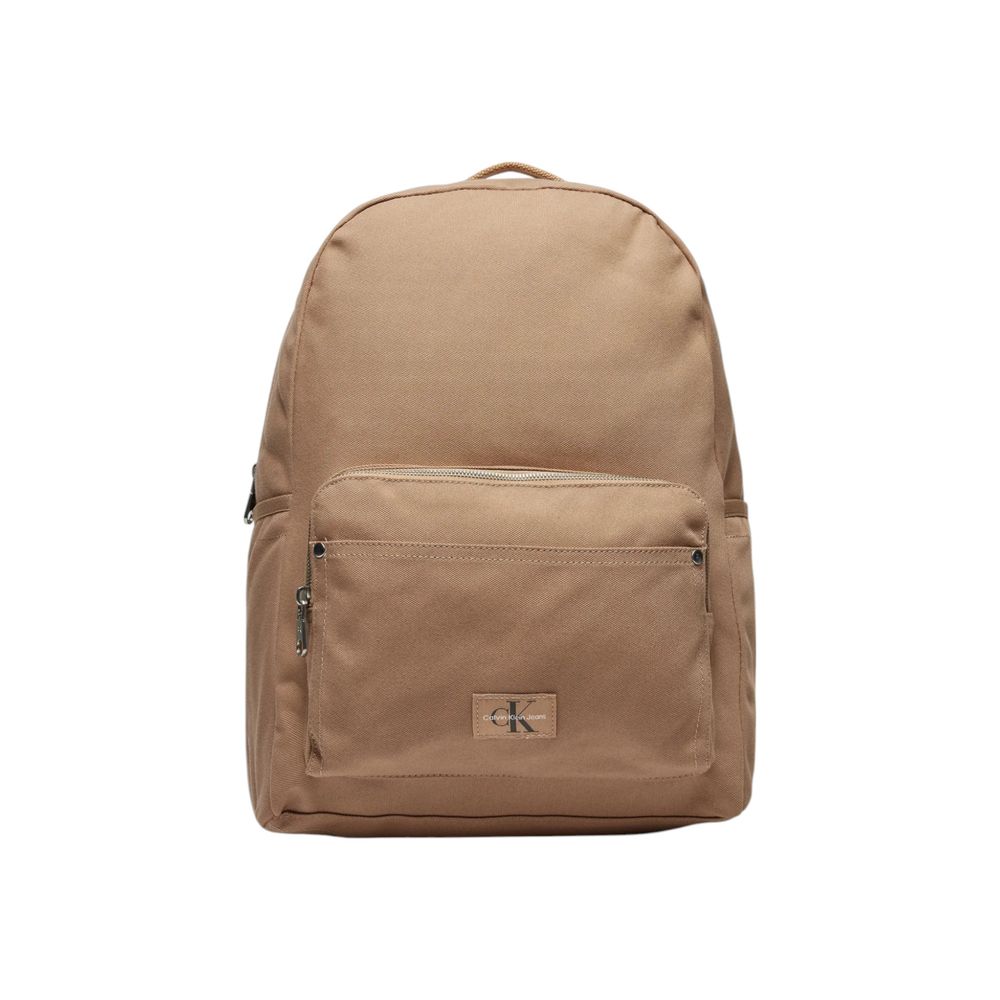 Calvin Klein Beige Recycled Polyester Backpack