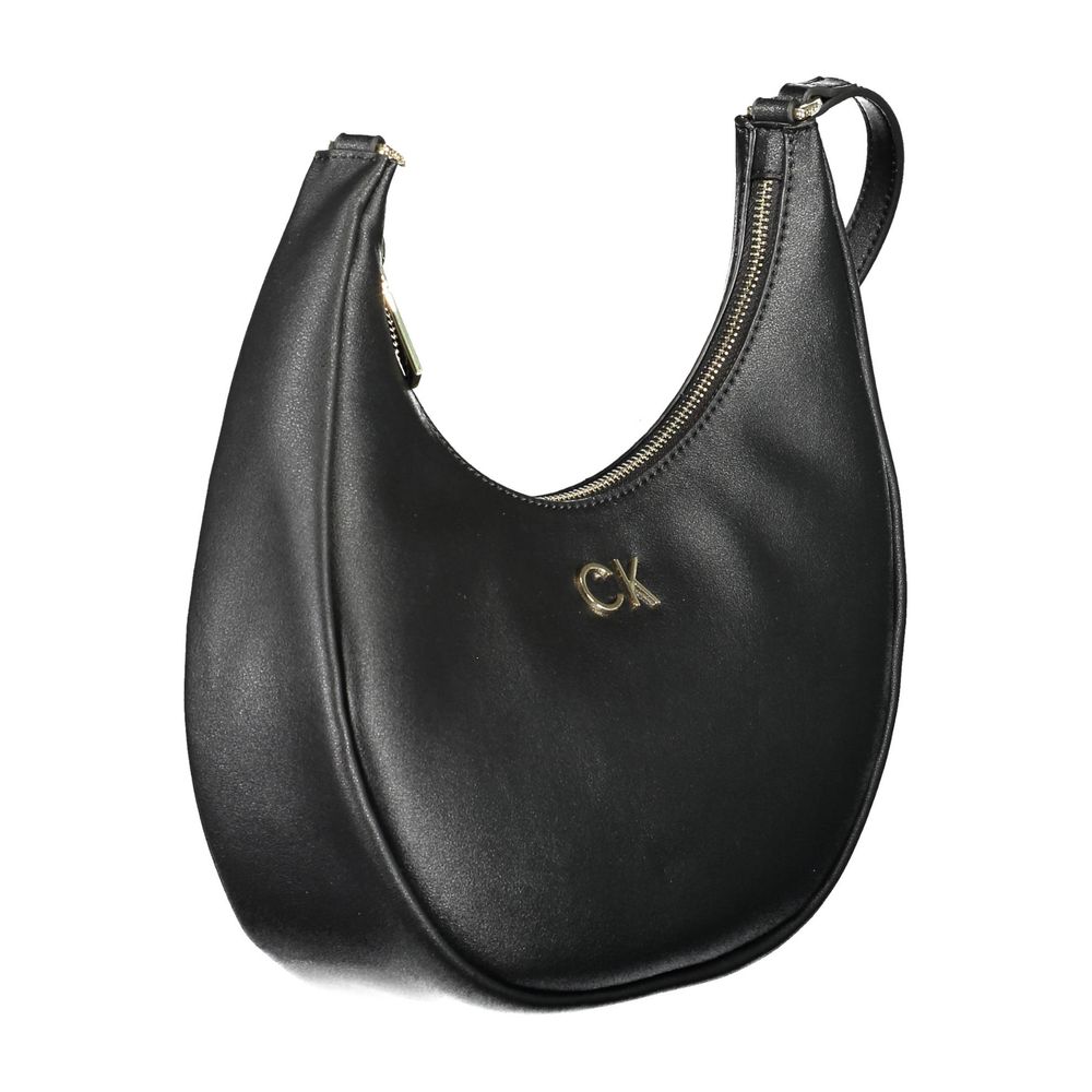 Calvin Klein Black Polyester Women Handbag