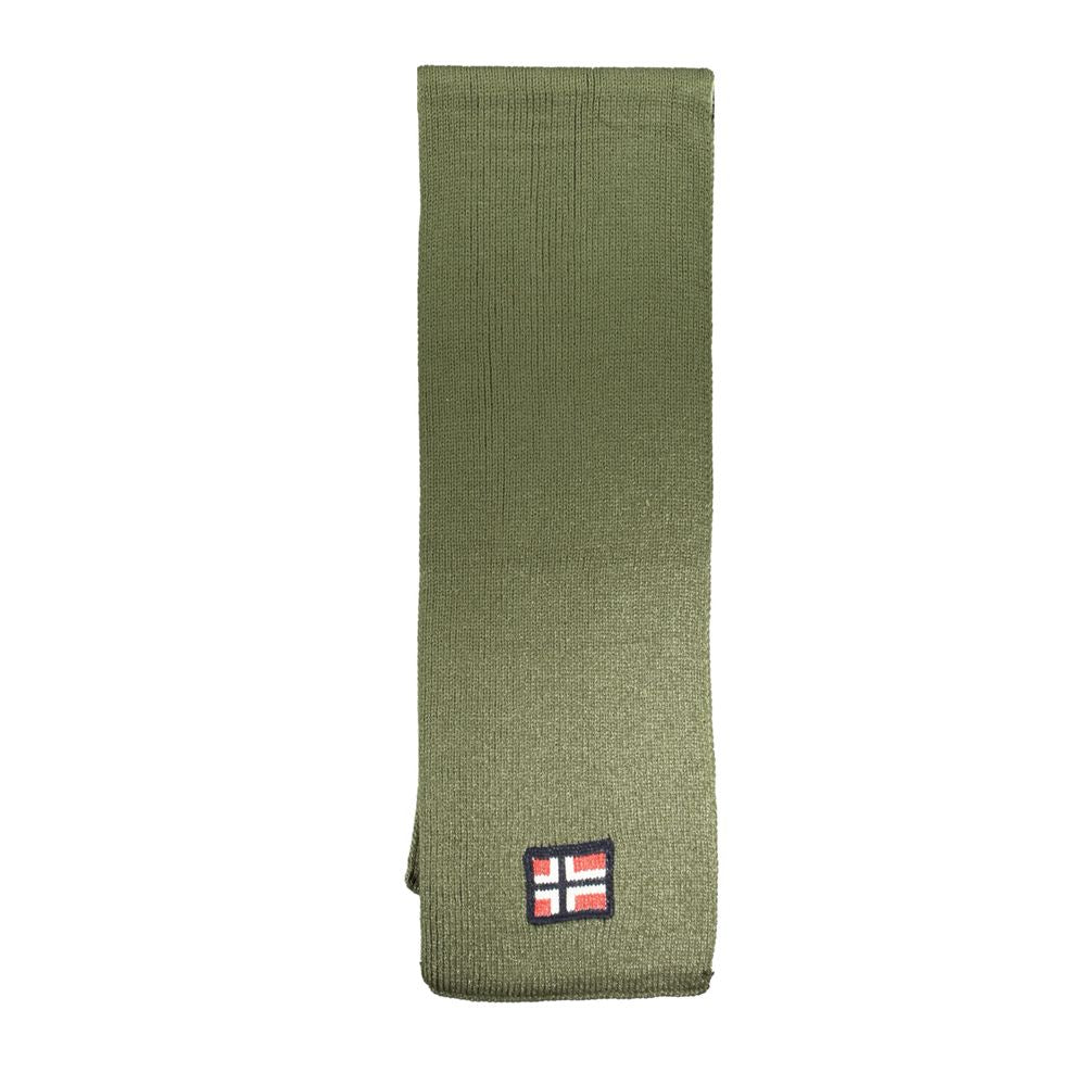 Norway 1963 Green Acrylic Scarf