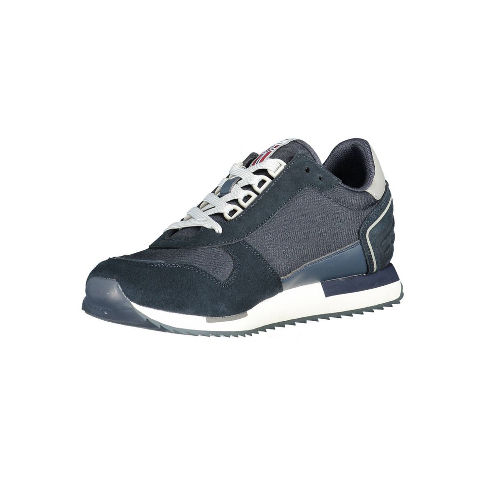 Napapijri Blue Leather Men Sneaker