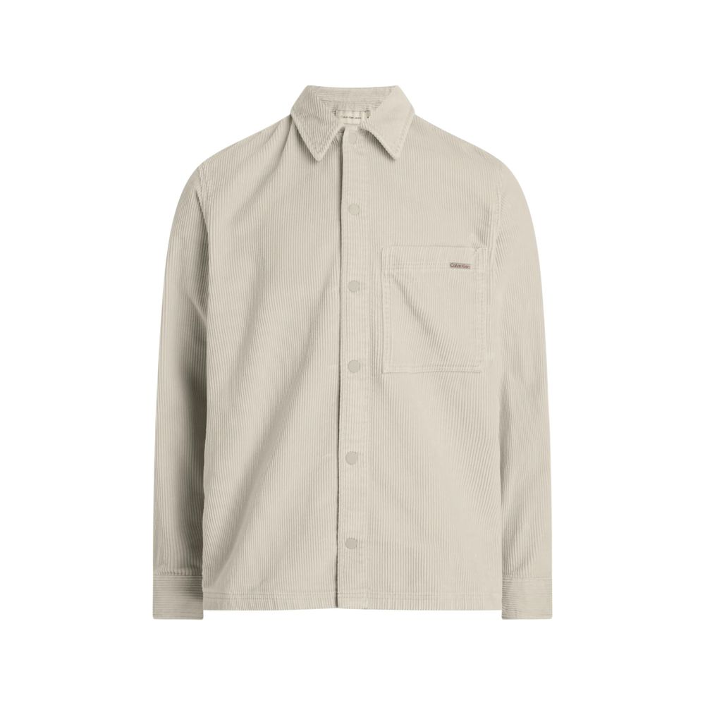 Calvin Klein Jeans Cream Cotton Shirt