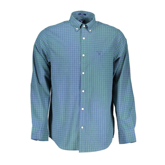 Gant Blue Cotton Men Shirt