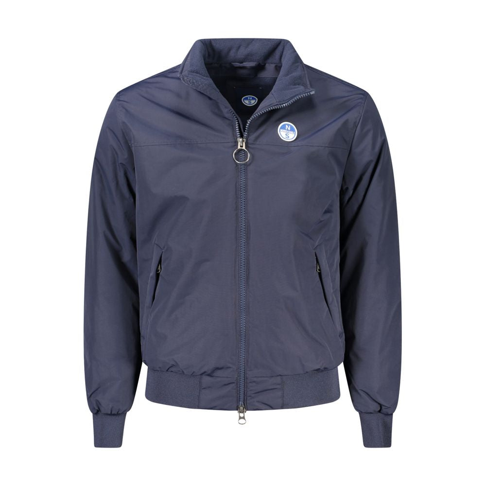 North Sails Blue Polyamide Men Jacket