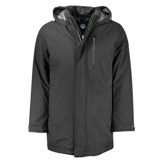 North Sails Black Polyester Men Jacket