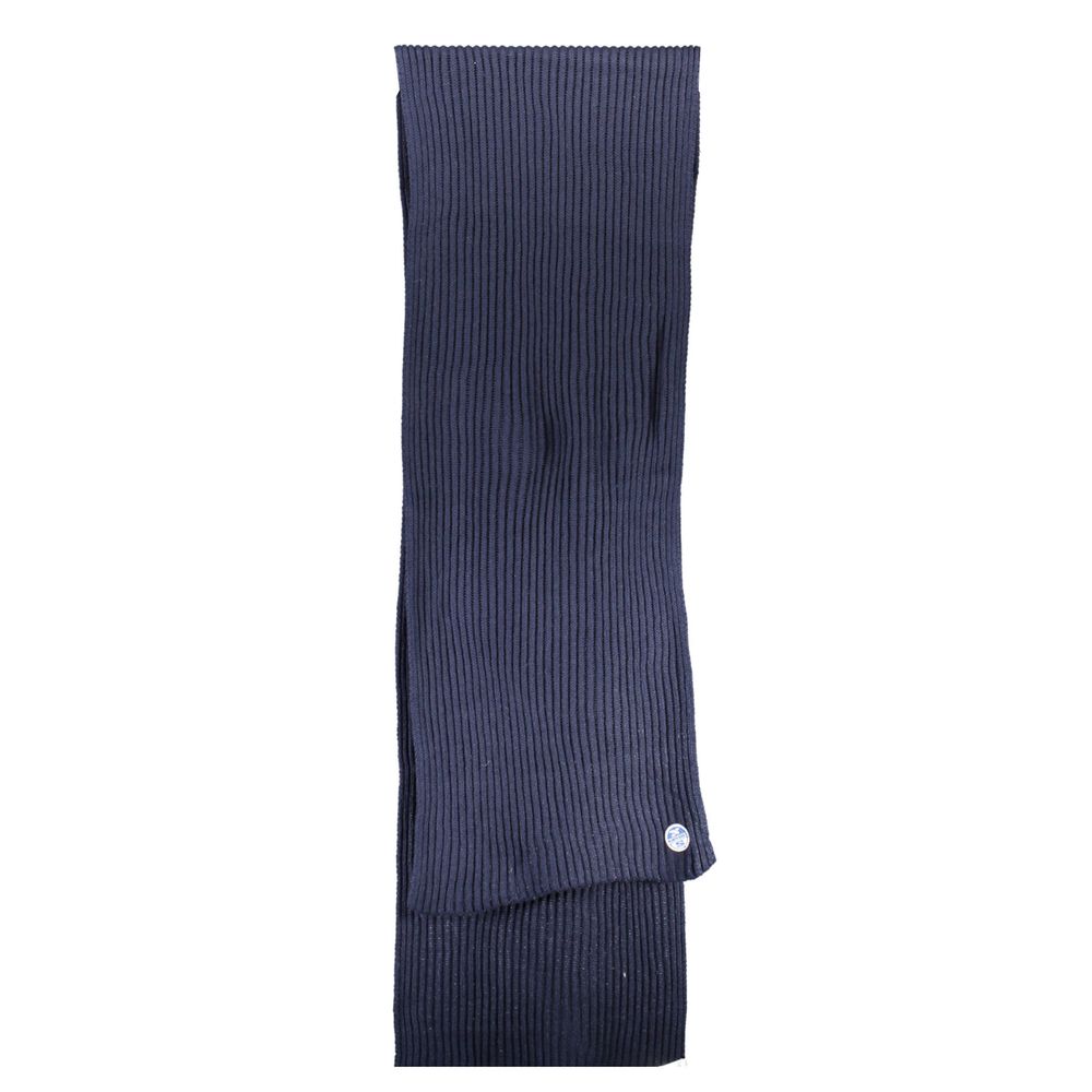 North Sails Blue Cotton Men Scarf