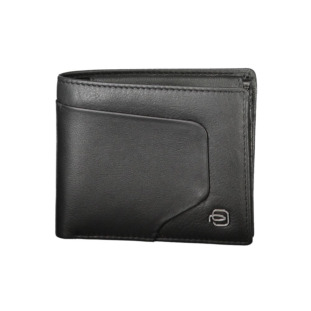 Piquadro Black Leather Men Wallet