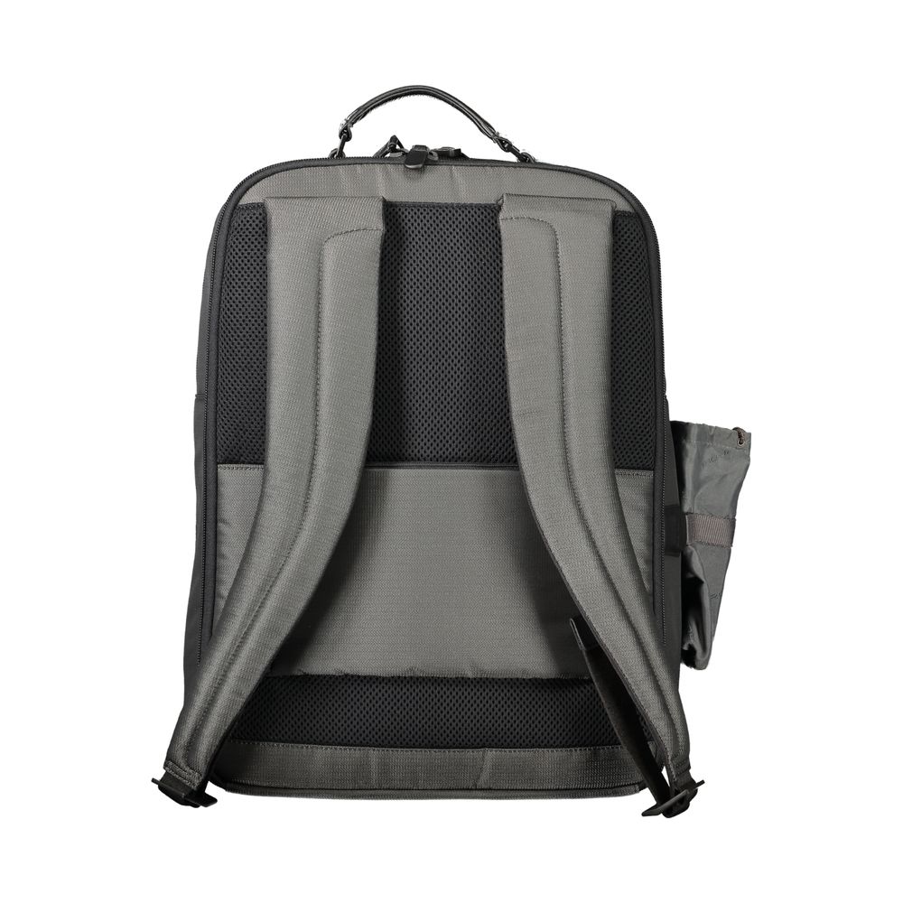 Piquadro Gray Polyester Mens Backpack