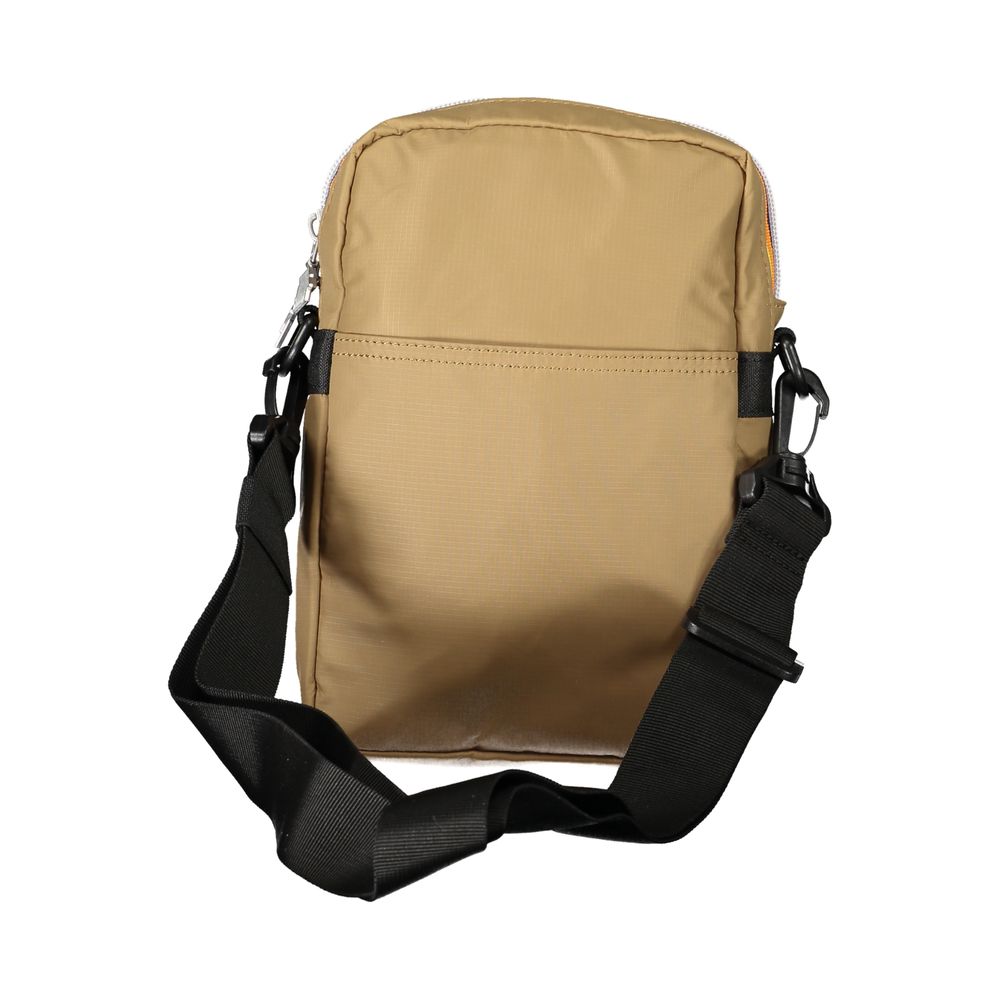 K-WAY Brown Polyamide Men Shoulder Bag