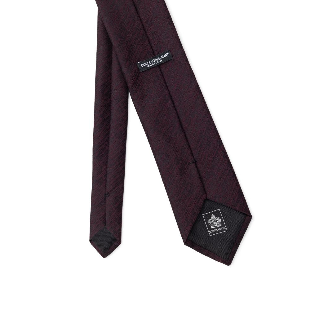 Dolce & Gabbana Purple Wool Ties & Bowty