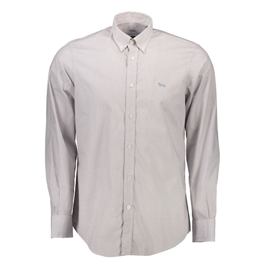 Harmont & Blaine White Cotton Men Shirt