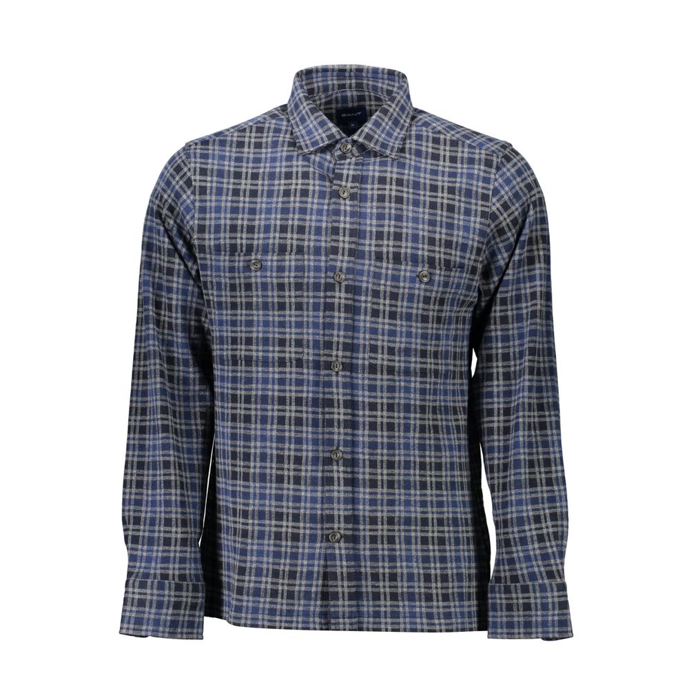 Gant Blue Cotton Men Shirt