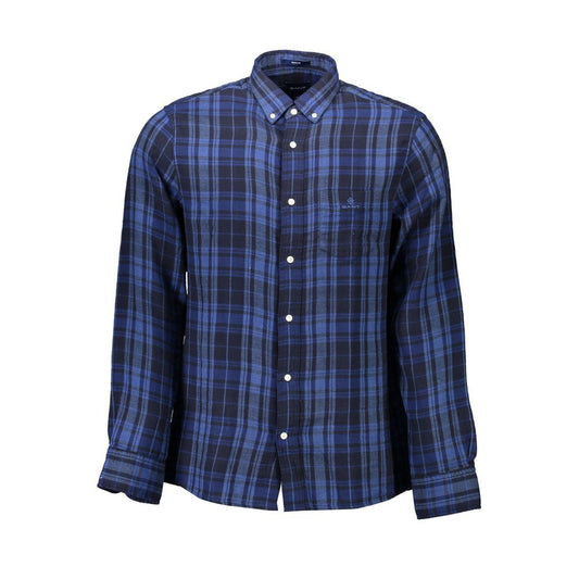 Gant Blue Cotton Men Shirt