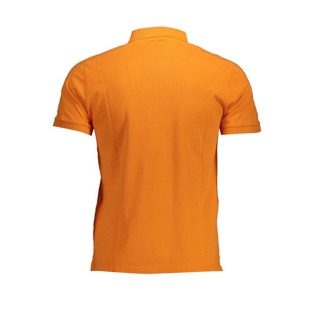 North Sails Orange Cotton Men Polo Shirt