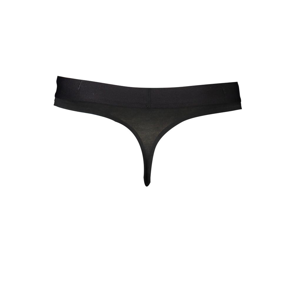 Calvin Klein Black Cotton Women Thong