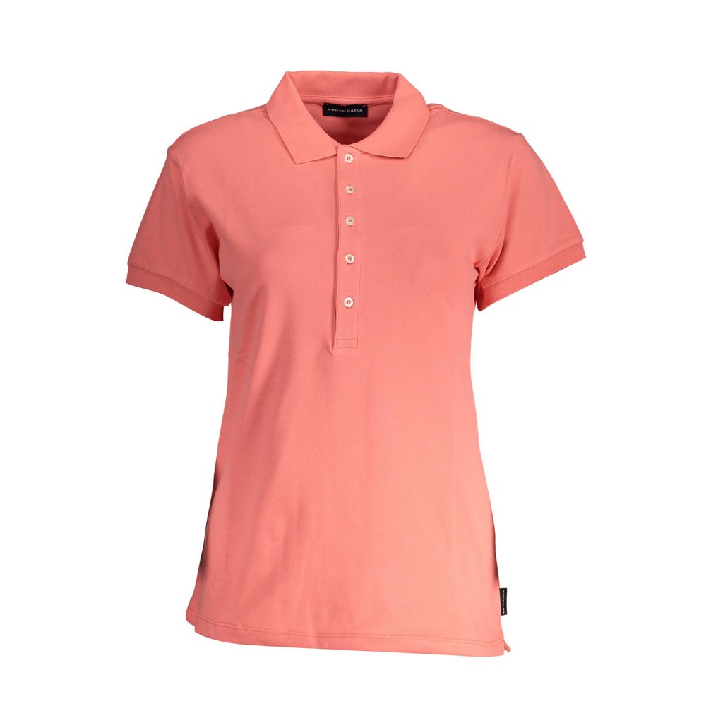 North Sails Pink Cotton Women Polo Shirt