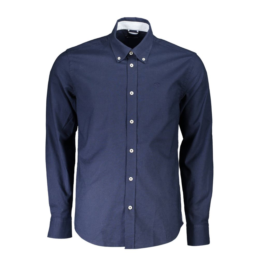 North Sails Blue Cotton Men Shirt