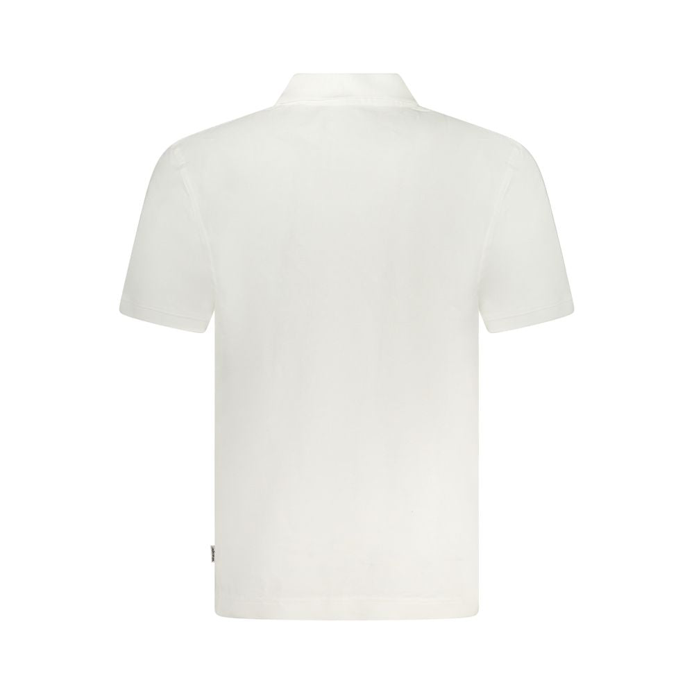 Wrangler White Cotton Polo Shirt