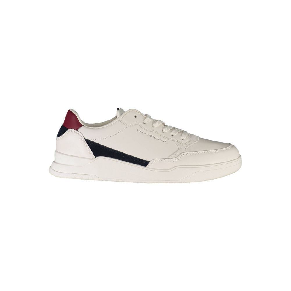 Tommy Hilfiger White Leather Men Sneaker